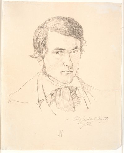 Autorretrato de Johan Thomas Lundbye