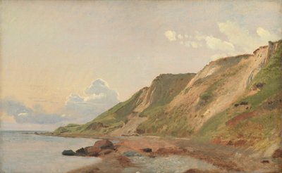 Estudio de acantilados en la costa sur de Refsnæs de Johan Thomas Lundbye