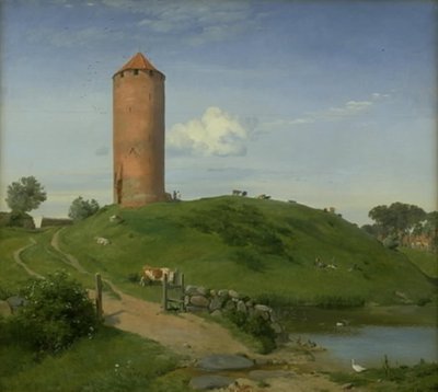 La Torre de los Gansos en Vordingborg, Zelanda de Johan Thomas Lundbye