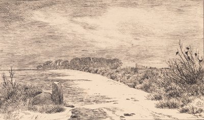 Ved Himlingøje, paisaje de invierno de Johan Thomas Lundbye