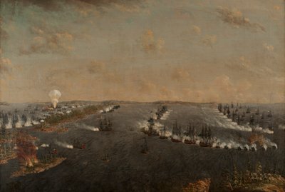 Primera Batalla Ruso-Sueca de Rochensalm el 24 de agosto de 1789 de Johan Tietrich Schoultz