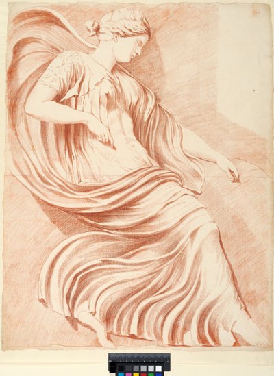 Akademiezeichnung. Relief aus dem Vatikanischen Belvedere-Hof de Johan Tobias Sergel
