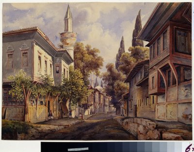 Una calle en Constantinopla de Johan Wolfensberger