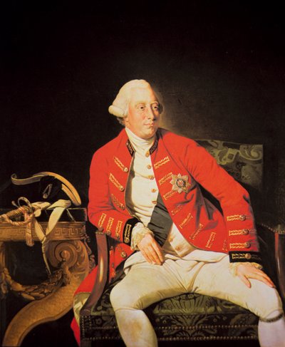 Jorge III en 1771 de Johann (after) Zoffany