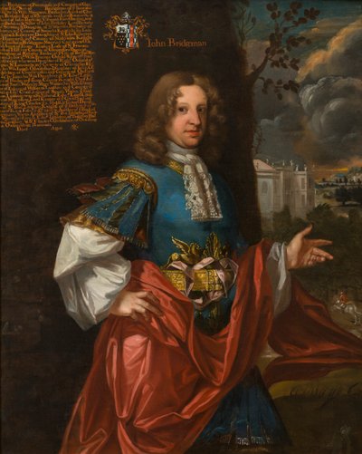 Retrato de John Bridgeman de Prinknash (c.1655-1729), c.1680-1711 (óleo sobre lienzo) de Johann (attr.to) Closterman