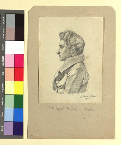Carl Witte (Dr. jur. et phil., 1800-1883), poeta de Johann Adam Klein