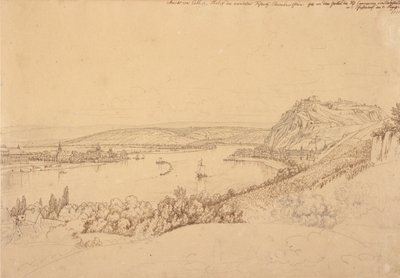 Fortaleza de Ehrenbreitstein de Johann Adam Klein