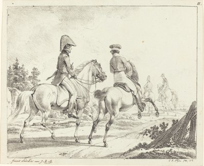 Estudiantes de Erlangen a Caballo de Johann Adam Klein