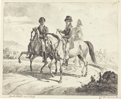Paseo a caballo de Johann Adam Klein