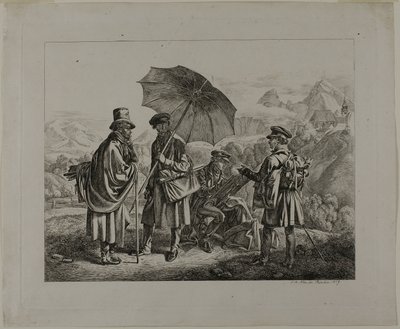 Los artistas en su viaje de Johann Adam Klein