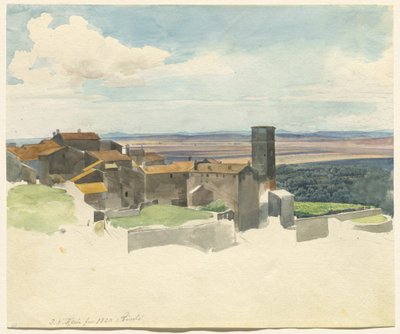 Tívoli y la campiña romana de Johann Adam Klein