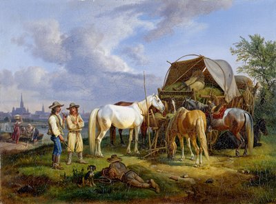 Arrieros húngaros de Johann Adam Klein