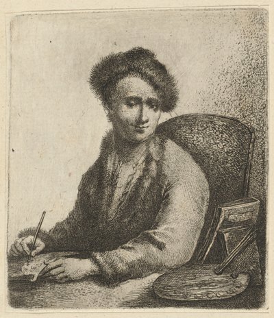 Autorretrato de Johann Andreas Benjamin Nothnagel
