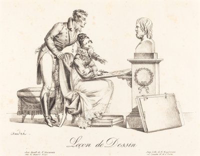 Lección de dibujo de Johann Anton André