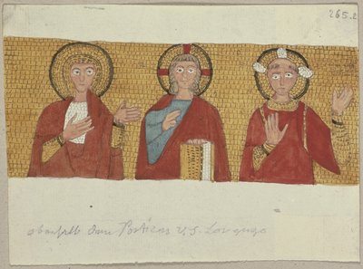 Aus: Sammlung von Umrissen und Durchzeichnungen, Band 1, Blatt 100 de Johann Anton Ramboux
