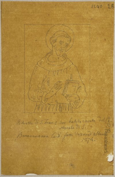 Aus: Sammlung von Umrissen und Durchzeichnungen, Band 2, Blatt 110 de Johann Anton Ramboux