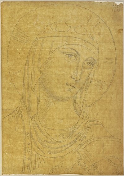 Aus: Sammlung von Umrissen und Durchzeichnungen, Band 6, Blatt 44 de Johann Anton Ramboux