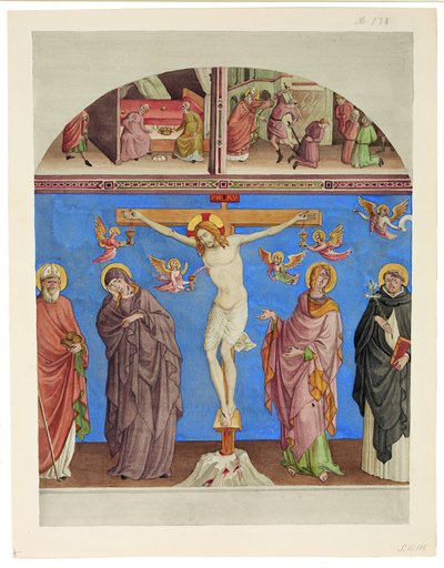 Cristo en la Cruz en la Iglesia de S. Domenico en Arezzo de Johann Anton Ramboux