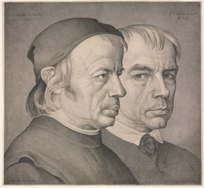 Los hermanos Eberhard, 1822 de Johann Anton Ramboux