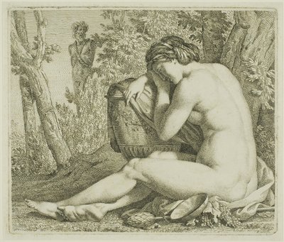 Descansando Bacante de Johann August Nahl II