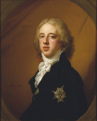 Retrato de Gustavo IV Adolfo de Suecia (1778-1837) de Johann Baptist I Lampi