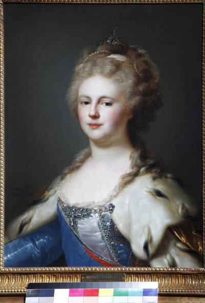 Retrato de la Emperatriz María Feodorovna (Sophie Dorothea de Württemberg) (1759-1828) de Johann Baptist I Lampi
