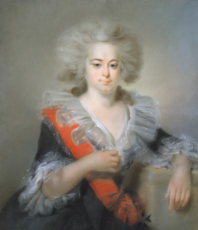 Retrato de la Zarina María Feodorovna de Johann Baptist Edler von Lampi