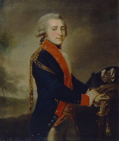 Retrato del Conde Artemy Ivanovich Lazarev 1768-1791, 1790s de Johann Baptist von Lampi the Elder