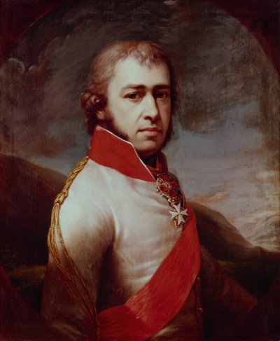 Retrato del Conde Boris Vladimirovich Golitsyn 1769-1813, 1797 de Johann Baptist von Lampi the Elder