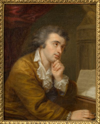 Retrato del pianista y compositor Joseph Wölfl, c. 1795 de Johann Baptist von Lampi the Elder