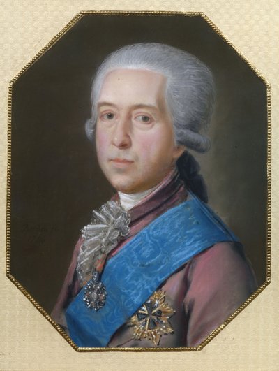 Retrato del Conde Mikhail Mikhaylovich Golitsyn 1731-1806, 1786 de Johann Bardou
