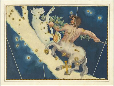Lupus y Centaurus - Johann Bayer de Johann Bayer