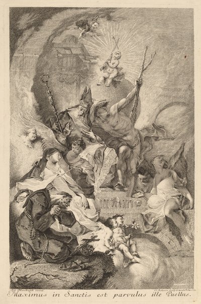 Cuatro Santos de Johann Beheim after Franz Anton Maulbertsch