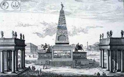 Obelisco dedicado a Marco Aurelio Antonino (161-80) y Lucio Aurelio Vero (161-69), Grecia, de 