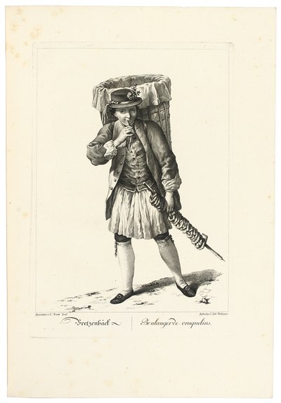 Panadero de Craquelins de Johann Christian (after) Brand