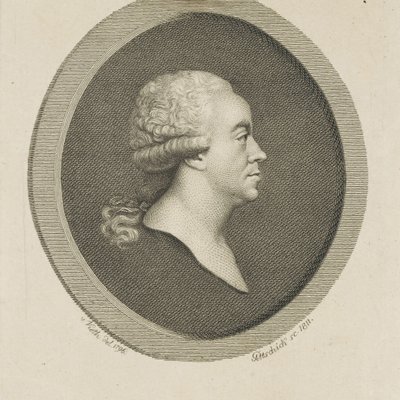 Retrato del compositor Joseph Schuster 1748-1812, 1811 de Johann Christian Benjamin Gottschick