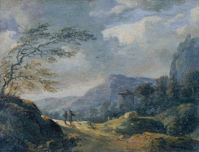 Pequeño paisaje de montaña de Johann Christian Brand
