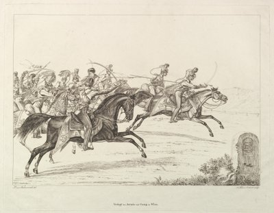 Lanceros Austriacos, principios del siglo XIX de Johann Christian Erhard