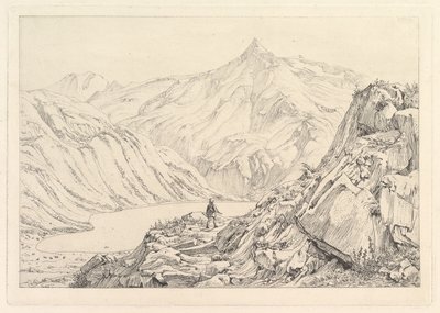 Lago Bockhart Der Bockhardsee, principios del siglo XIX de Johann Christian Erhard