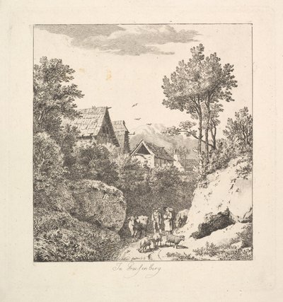 En Regenberg, 1815 de Johann Christian Erhard