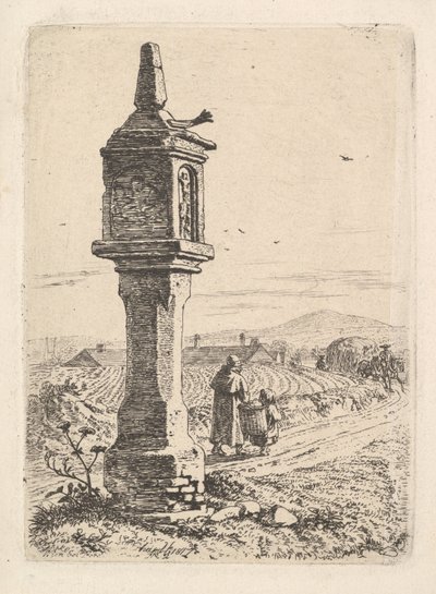 Columna conmemorativa con una mano de hierro, 1811 de Johann Christian Erhard