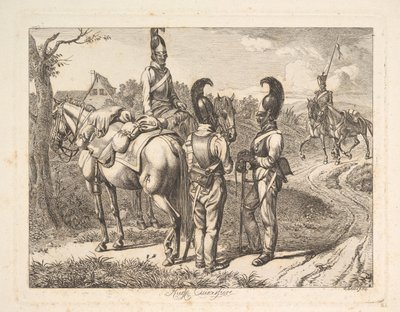 Coraceros Rusos, 1816 de Johann Christian Erhard