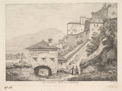 La gran fiesta en Salzburgo, 1819 de Johann Christian Erhard