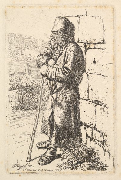 El Fumador de Tabaco, 1817 de Johann Christian Erhard