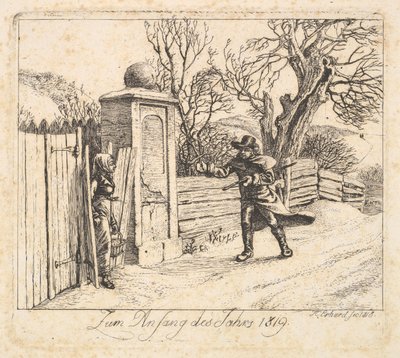Paisaje Invernal, 1818 de Johann Christian Erhard