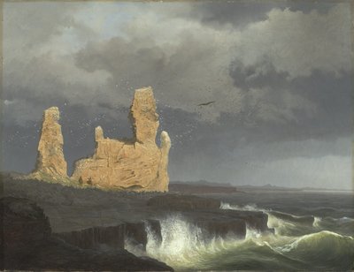 La costa islandesa, 1889 de Johann Christian Ezdorf