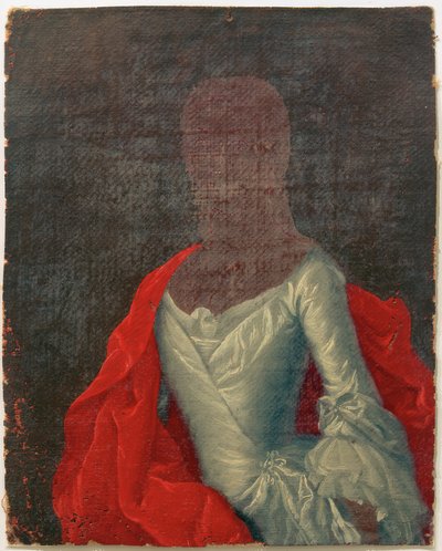 Estudio de vestuario de una dama de Johann Christian Fiedler