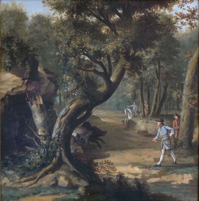 Caza del jabalí de Johann Christian Klengel
