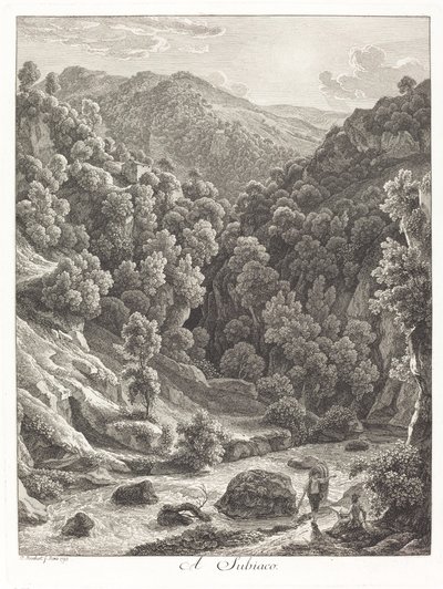 A Subiaco (Cerca de Subiaco) de Johann Christian Reinhart