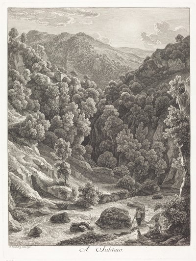 En Subiaco (cerca de Subiaco) de Johann Christian Reinhart